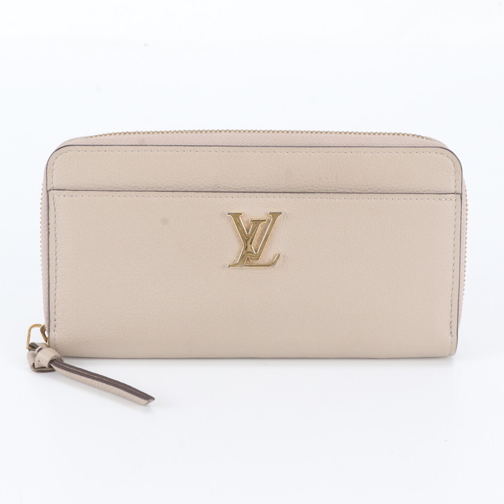 Louis Vuitton RFID-protected Zippy Lockme M80674 Leather Long Wallet for Women